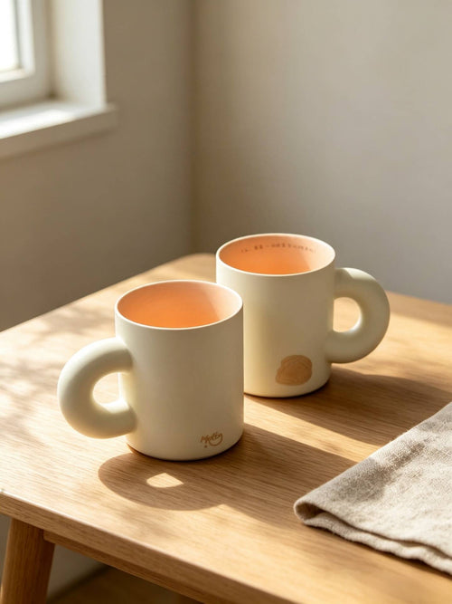 Xiangshang Mug, Life deserves some justified daydreaming, Handmade Jingdezhen Reactive Glaze Mug